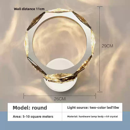 Crystal Wall Lamp Symmetric