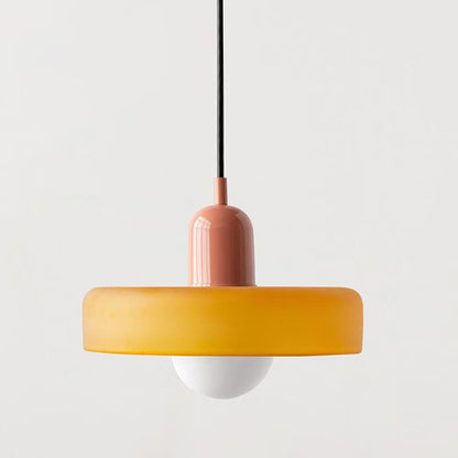 Nordic Glass Pendant Light Adjustable Hanging Lamp