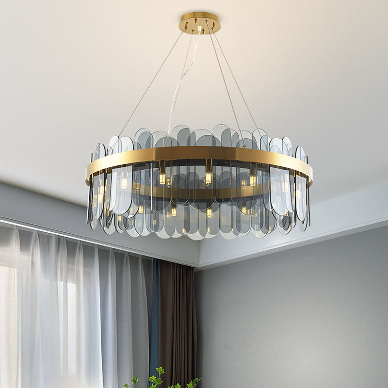 Minimalist Glass Chandelier