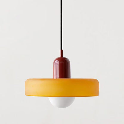 Nordic Glass Pendant Light Adjustable Hanging Lamp