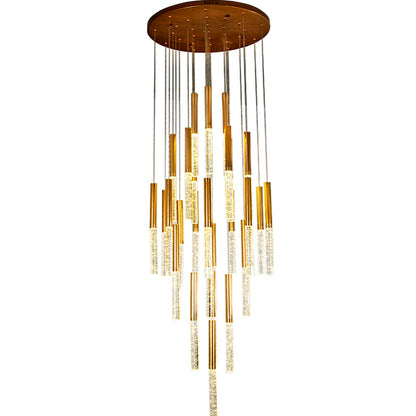 Modern Crystal Staircase Chandelier Lighting