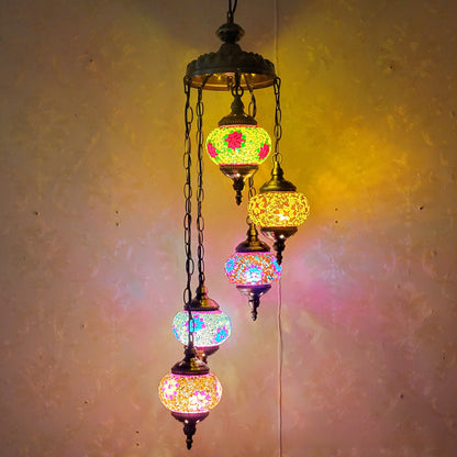 Mosaic Glass Ceiling Lighting