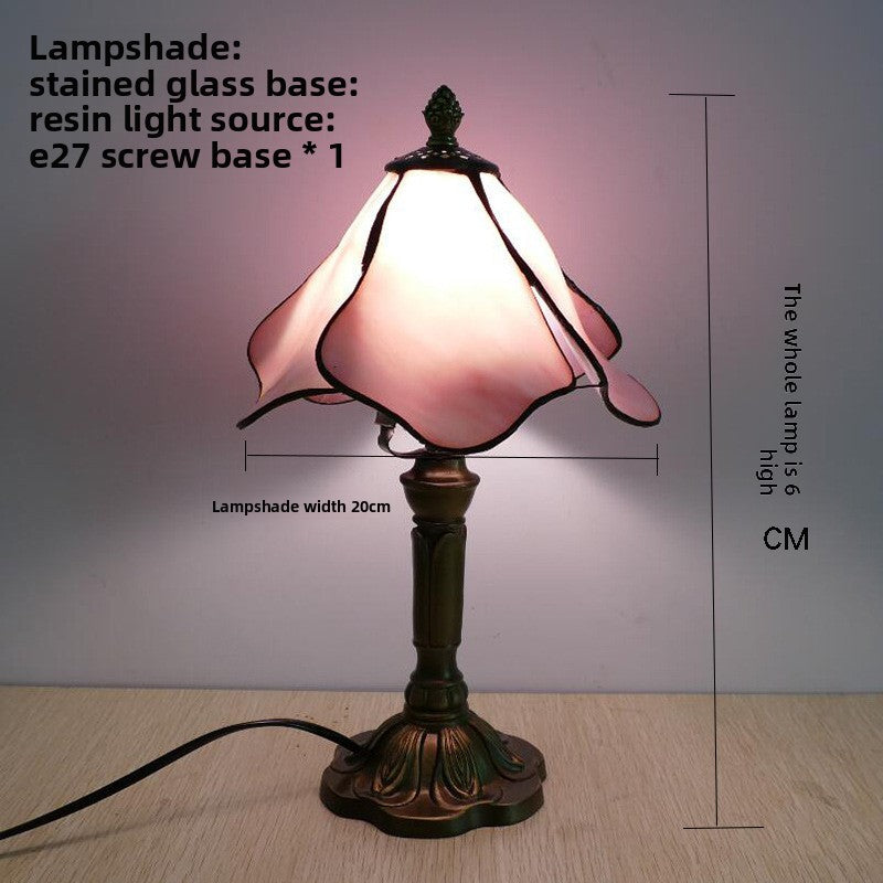 Tiffany Stained Glass Table Lamp