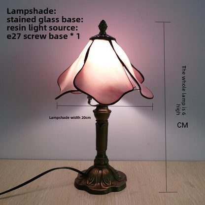 Tiffany Stained Glass Table Lamp
