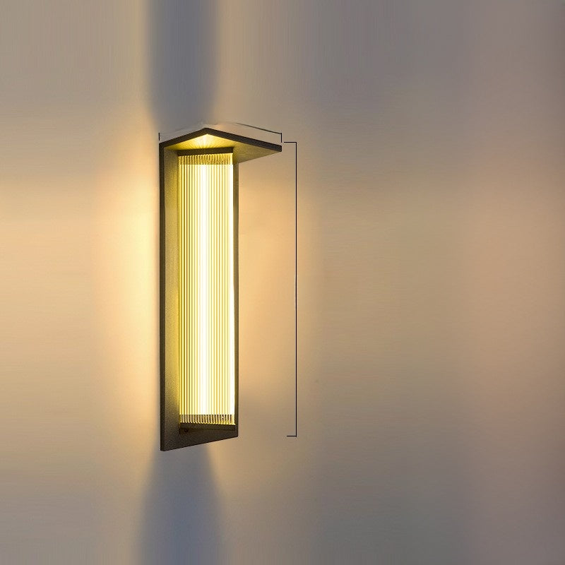 Outdoor Waterproof Block Wall Lamp
