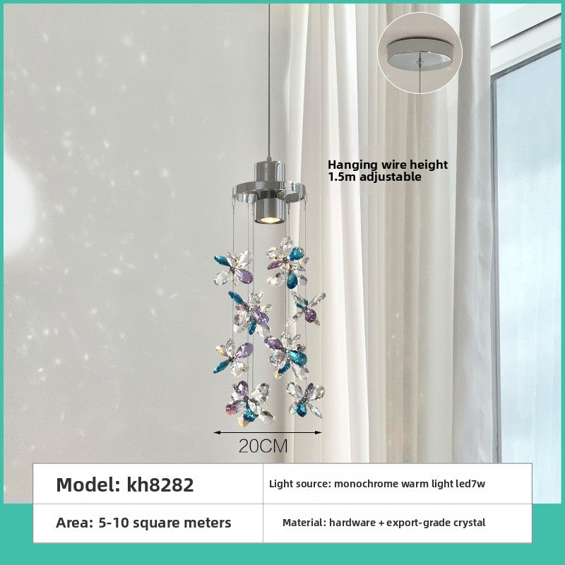 French Style Crystal Pendant Light