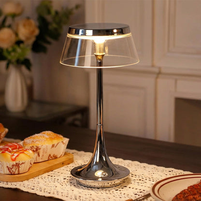 Touch Control Clear Desk Lamp