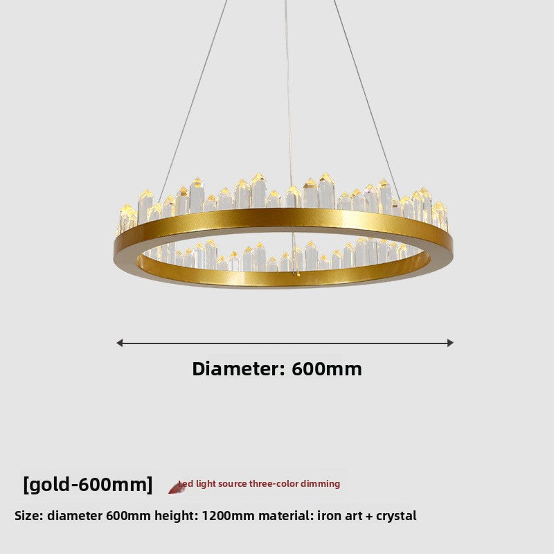 Wave-like Modern Crystal Chandelier
