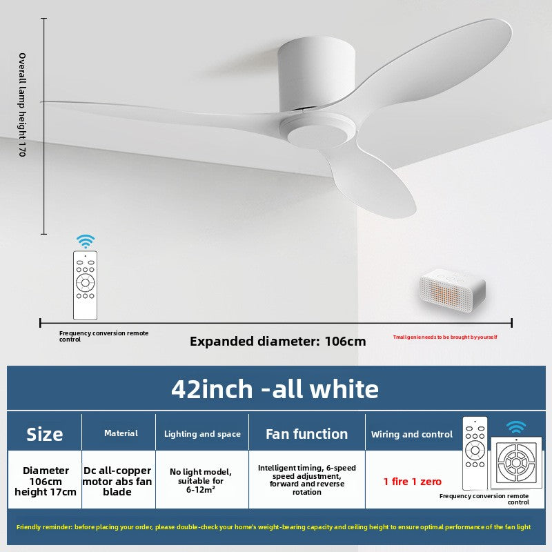 Minimalist Style Smart Ceiling Fan