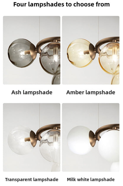 Modern Glass LED Chandelier Lighting