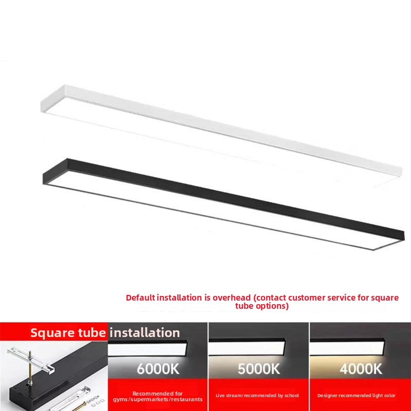 Square Tube LED Office Pendant Light