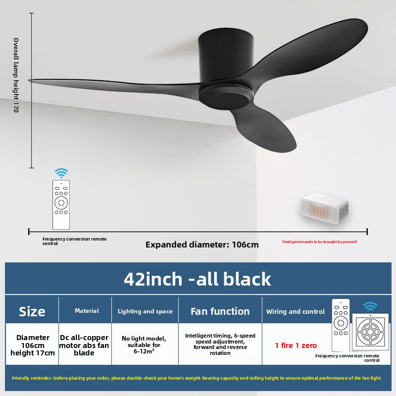 Minimalist Style Smart Ceiling Fan