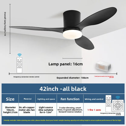 Minimalist Style Smart Ceiling Fan