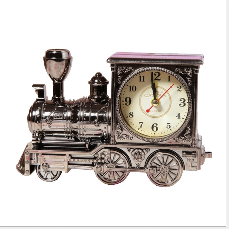 Vintage Locomotive Train Alarm Clock Home Decor