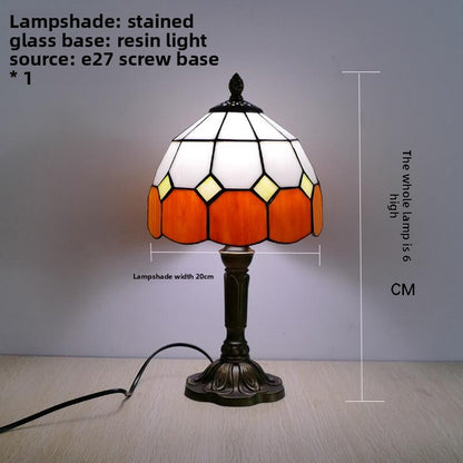 Tiffany Stained Glass Table Lamp