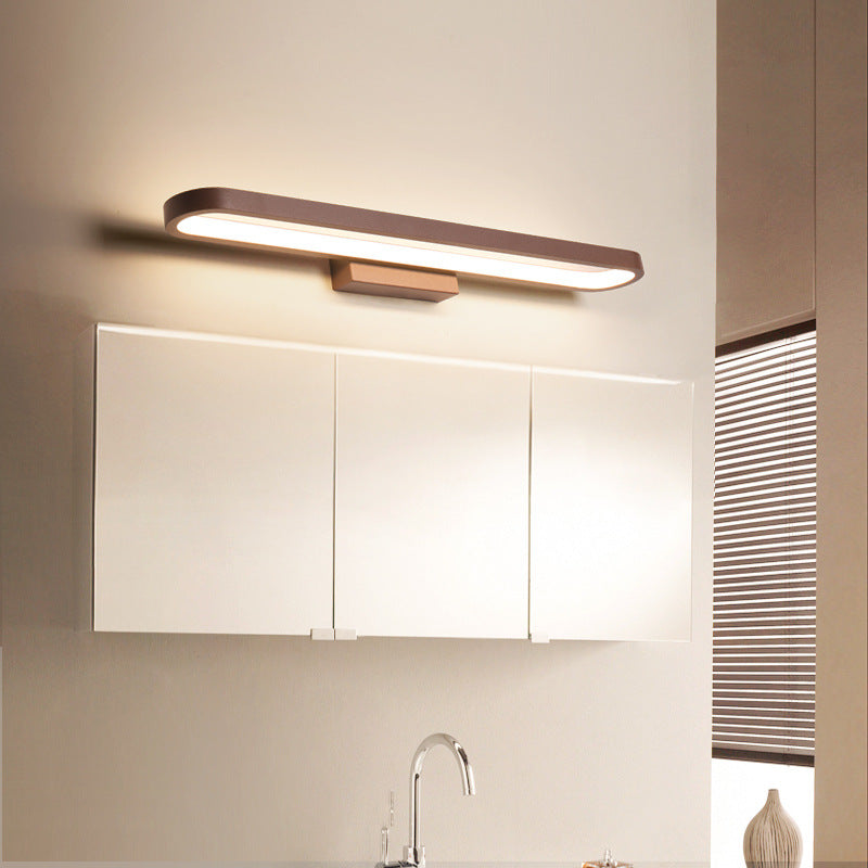 Minimalist Mirror Front Light with Adjustable Illumination