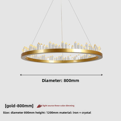 Wave-like Modern Crystal Chandelier