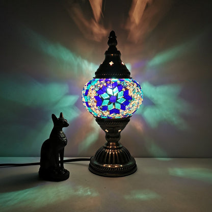 Turkish Retro Glass Table Lamp