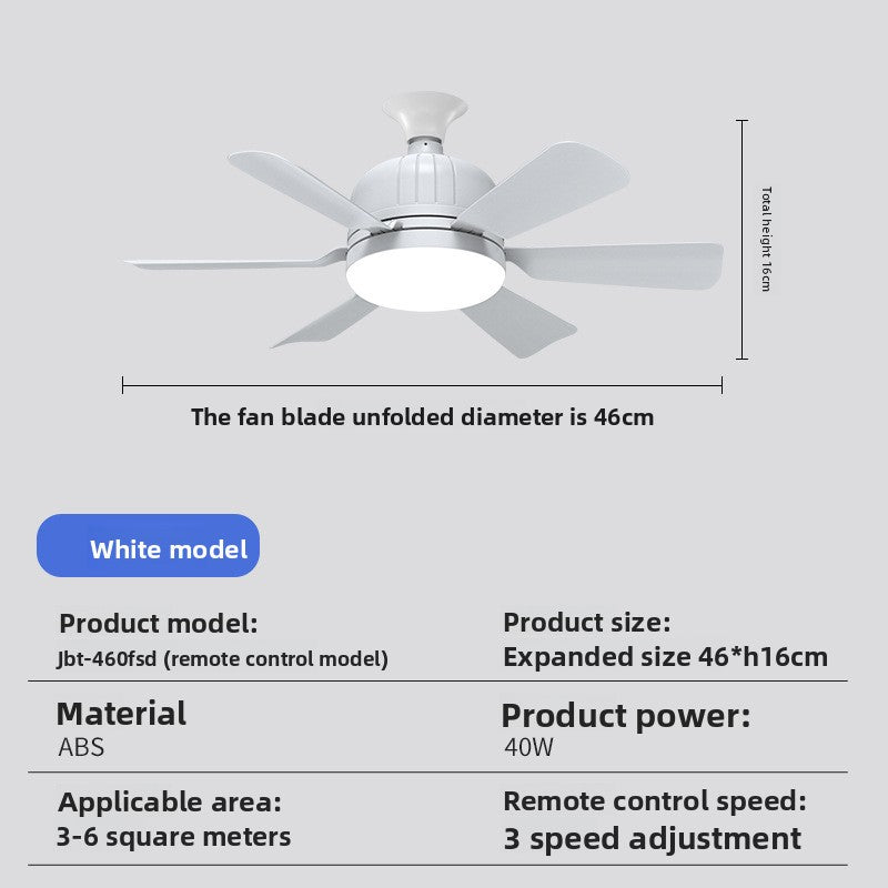 Ceiling Fan Light with Remote and Dimmable Lighting