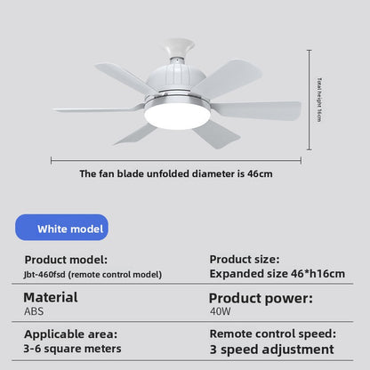 Ceiling Fan Light with Remote and Dimmable Lighting