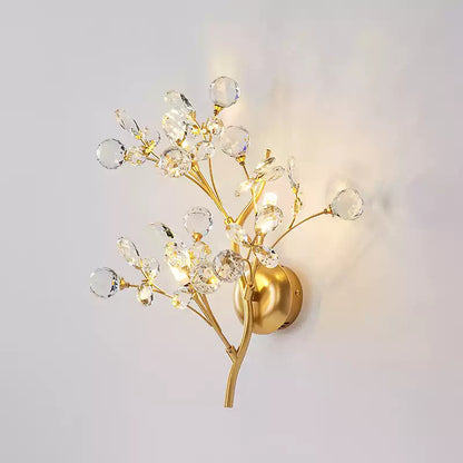 Crystal Bedroom Bedside Wall Lamp