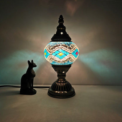 Turkish Retro Glass Table Lamp