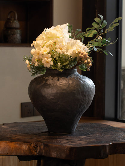 Zen-Style Ceramic Vase for Home Decor