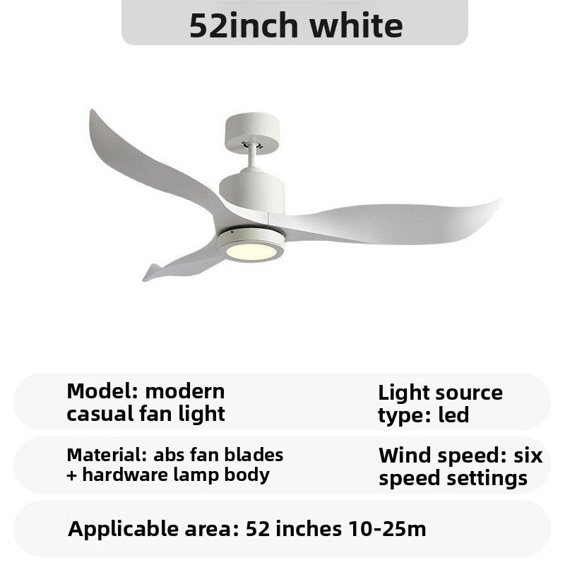 Modern Ceiling Fan with Light Remote Control