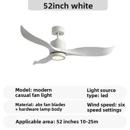 Modern Ceiling Fan with Light Remote Control