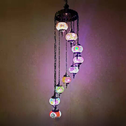 Mosaic Glass Ceiling Lighting