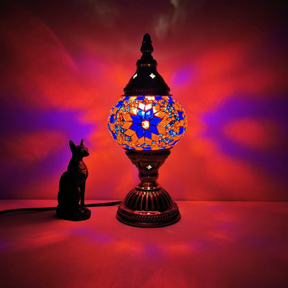 Turkish Retro Glass Table Lamp