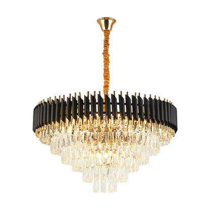 Vintage Elegant Crystal Chandelier