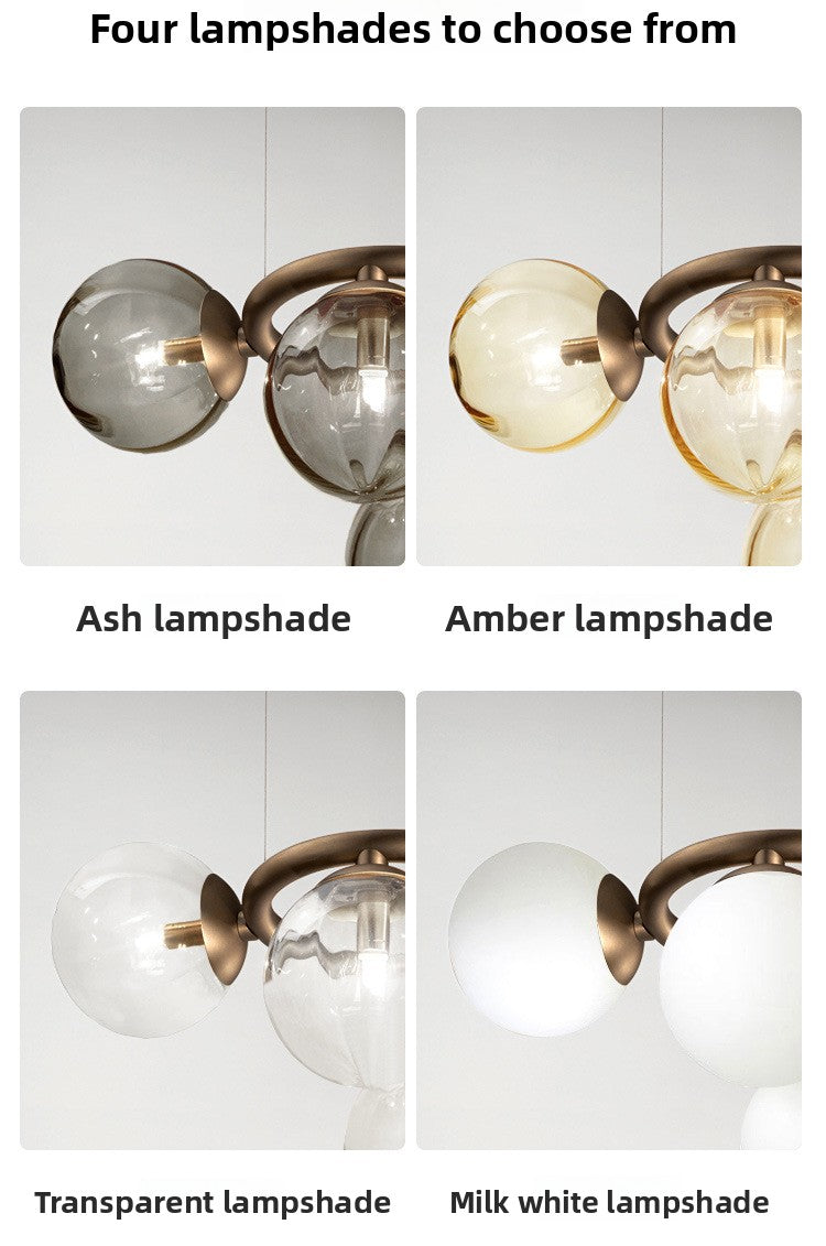 Modern Glass LED Chandelier Lighting