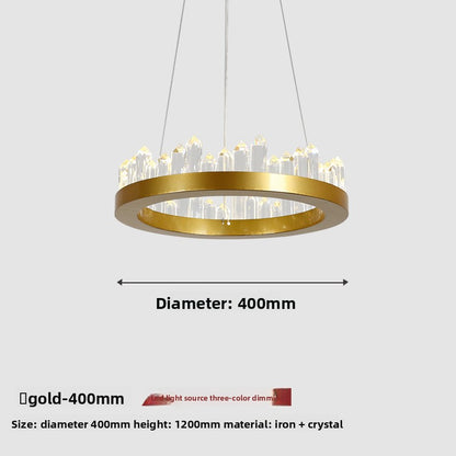 Wave-like Modern Crystal Chandelier