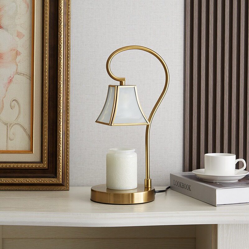 Retro Glass Wax Melting Lamp with Timer