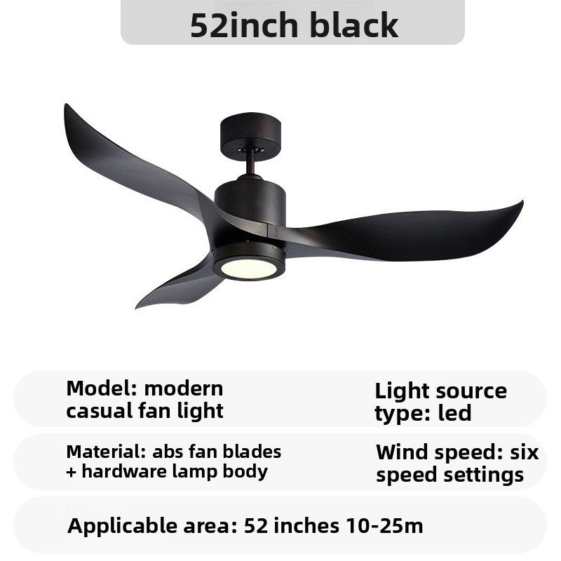 Modern Ceiling Fan with Light Remote Control