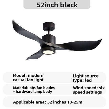 Modern Ceiling Fan with Light Remote Control