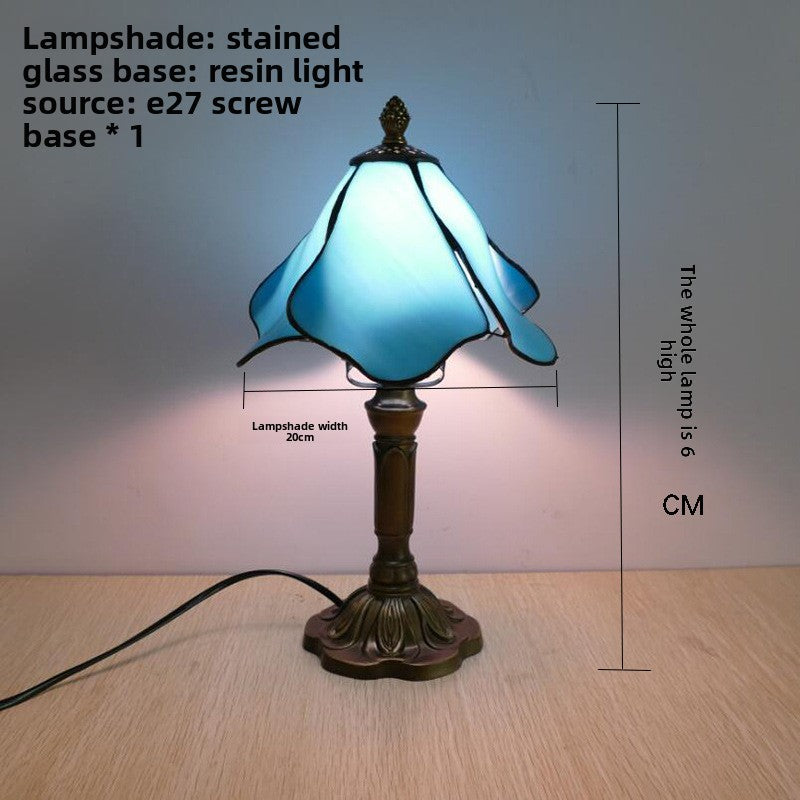 Tiffany Stained Glass Table Lamp