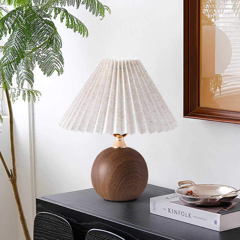 Nordic Ceramic Bedside Table Lamp with Remote Control