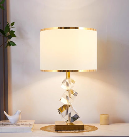 Crystal Base Elegant Table Lamp