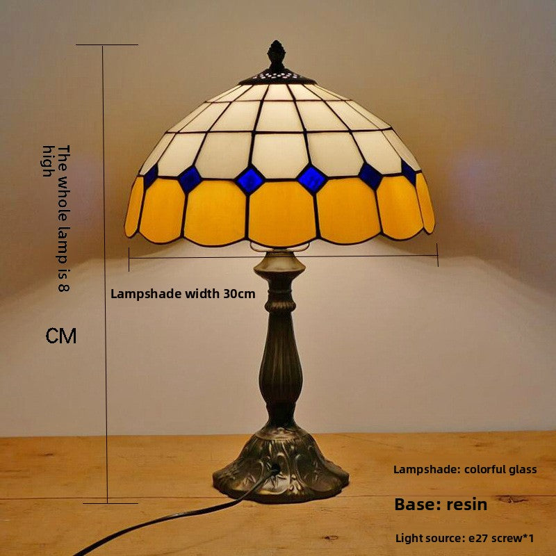 Tiffany Stained Glass Table Lamp