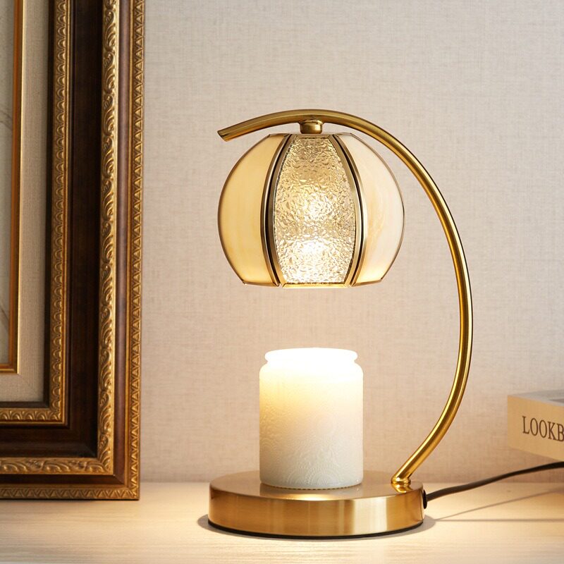 Retro Glass Wax Melting Lamp with Timer