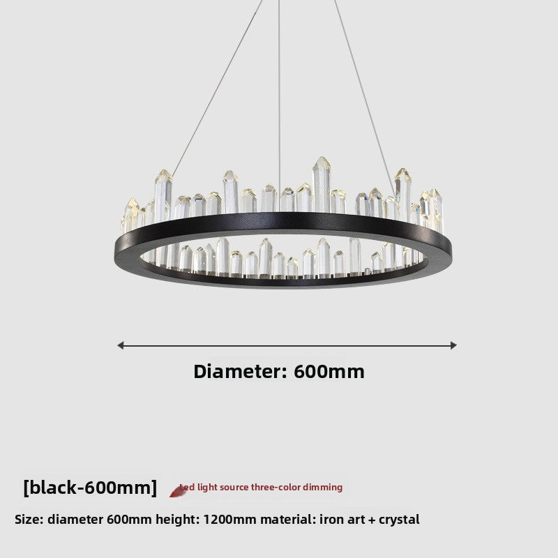Wave-like Modern Crystal Chandelier