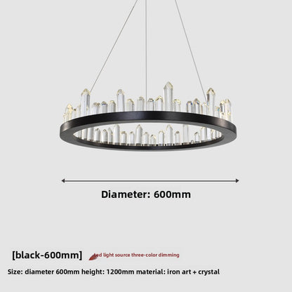 Wave-like Modern Crystal Chandelier