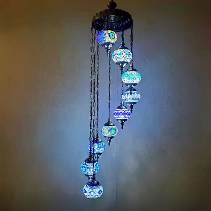 Mosaic Glass Ceiling Lighting