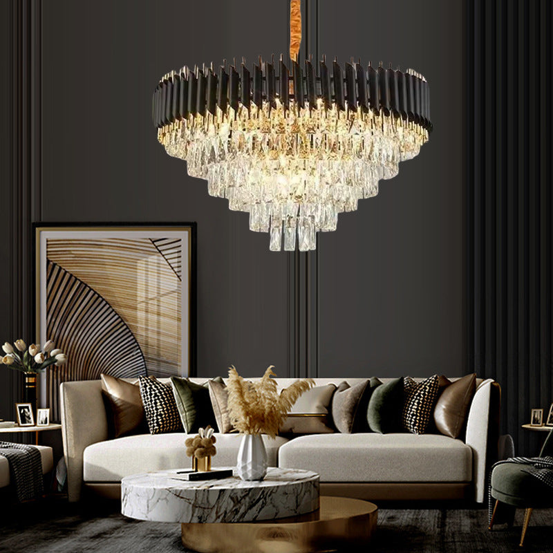Vintage Elegant Crystal Chandelier