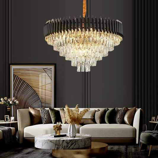 Vintage Elegant Crystal Chandelier