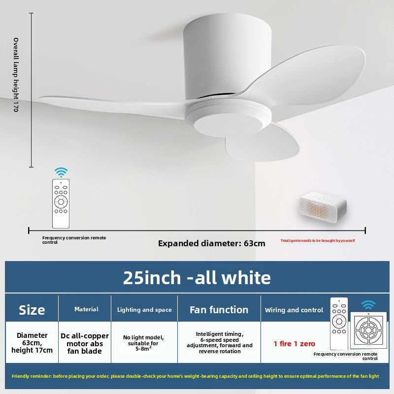 Minimalist Style Smart Ceiling Fan