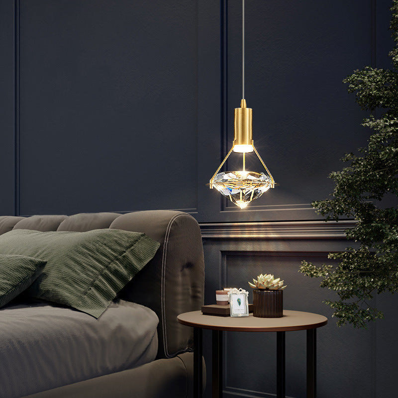 Diamond Crystal LED Ceiling Lamps