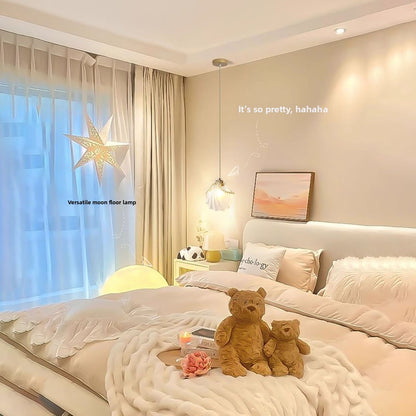 Shell Light French Style Bedroom Pendant Lamp